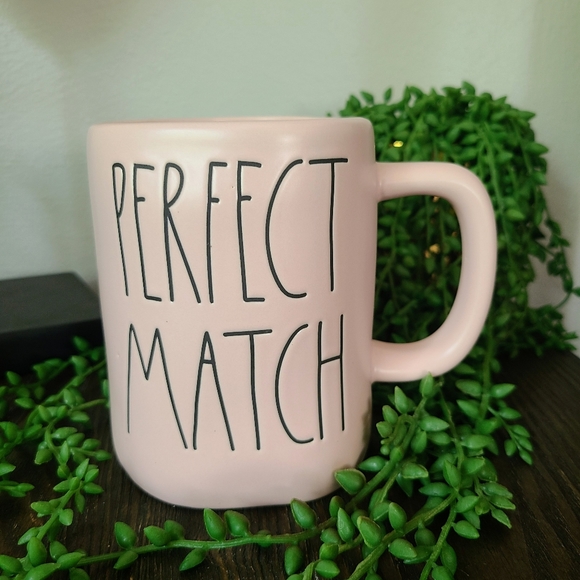 Rae Dunn Other - New Rae Dunn 'Perfect Match' Ceramic Coffee Cup - 20 oz.